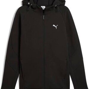 PUMA Mens Evostripe Full-Zip Hoodie Athletic Outerwear Casual Moisture Wicking -
